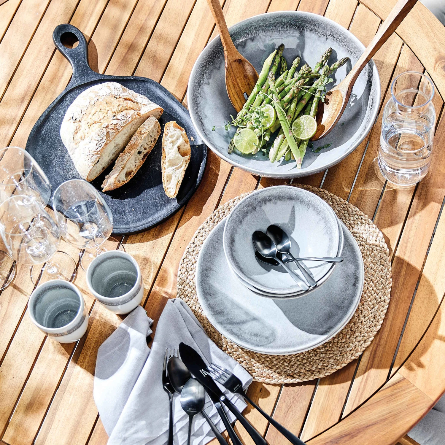 4x Schale 640ml ATLANTIS in Blau