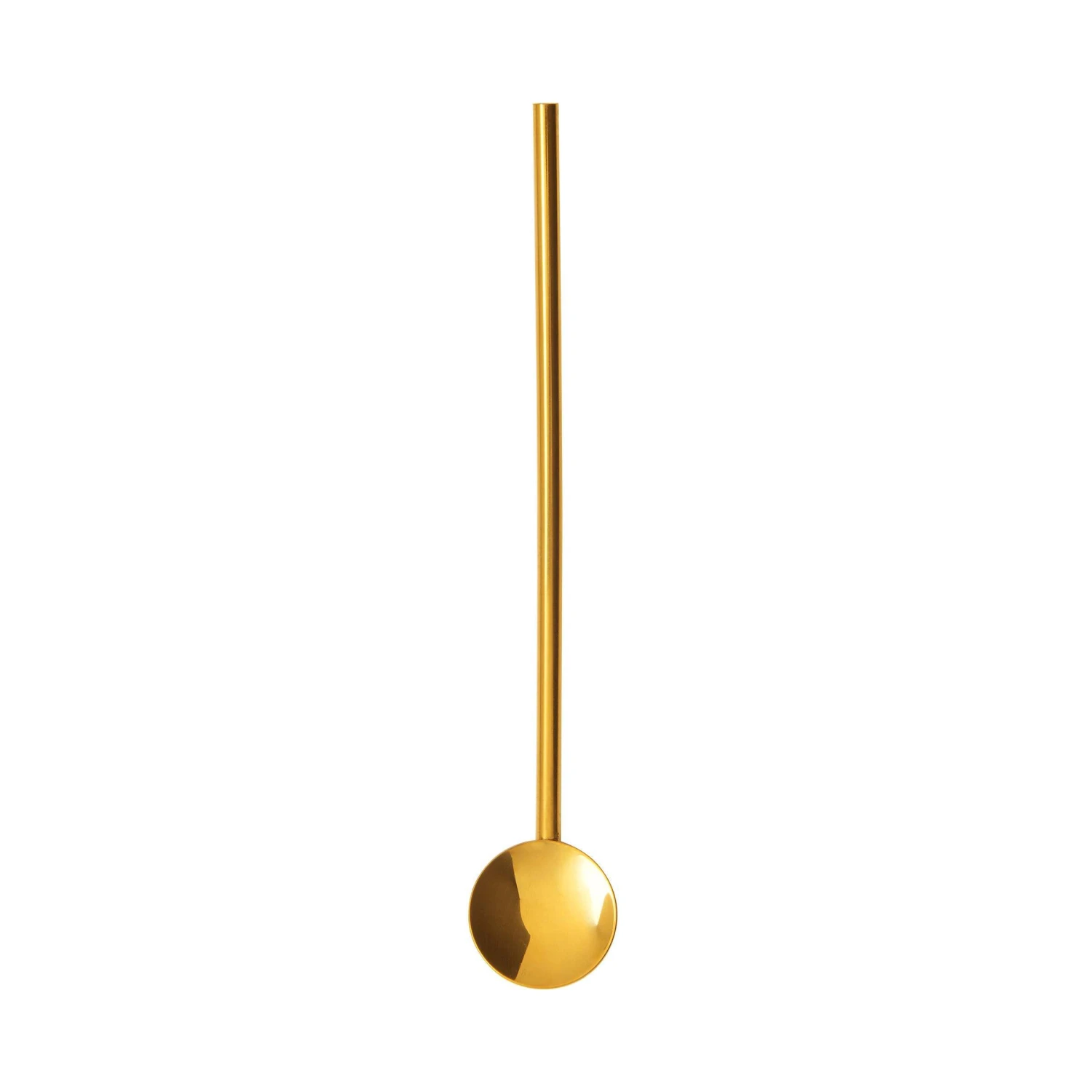 4x Trinklöffel SIP & SPOON in Gold
