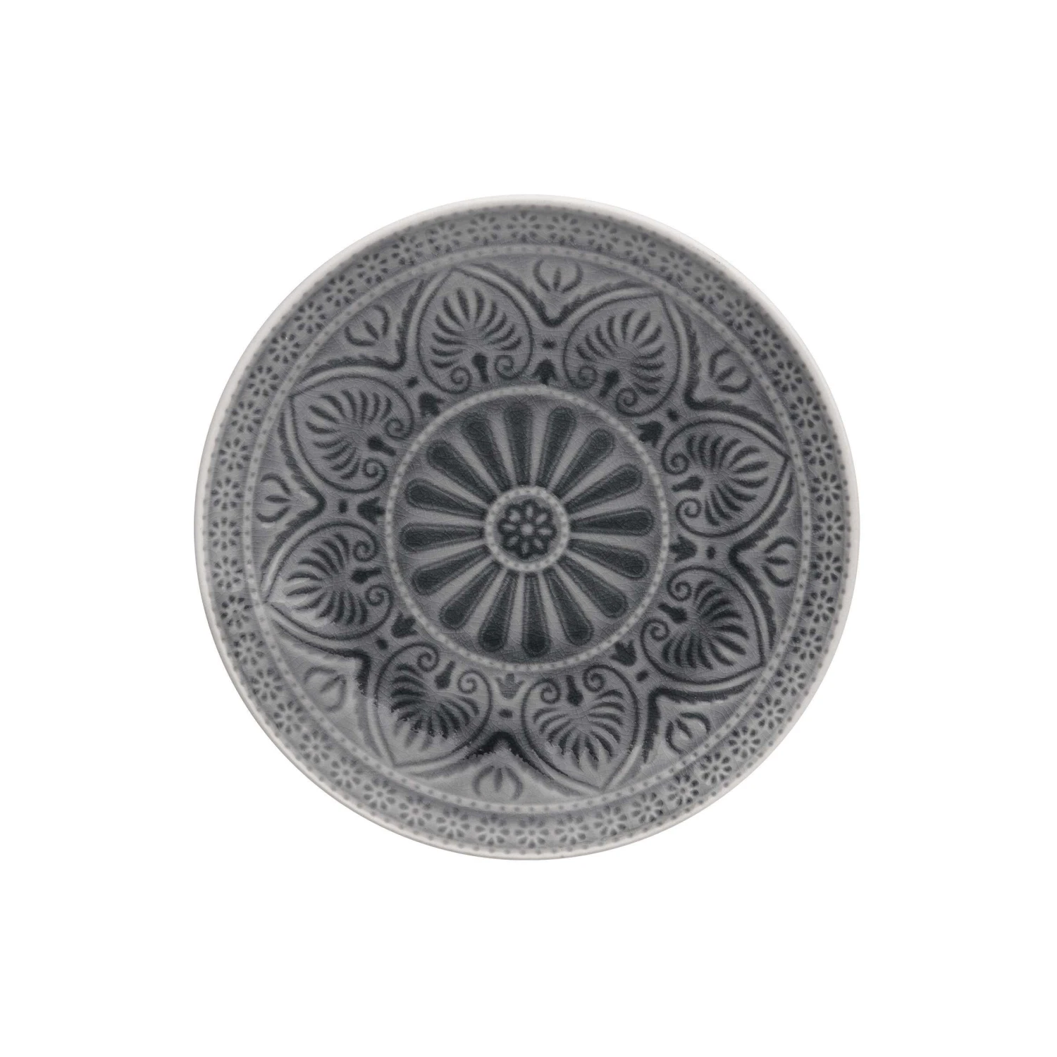 6x Teller Ø21cm SUMATRA in Grau