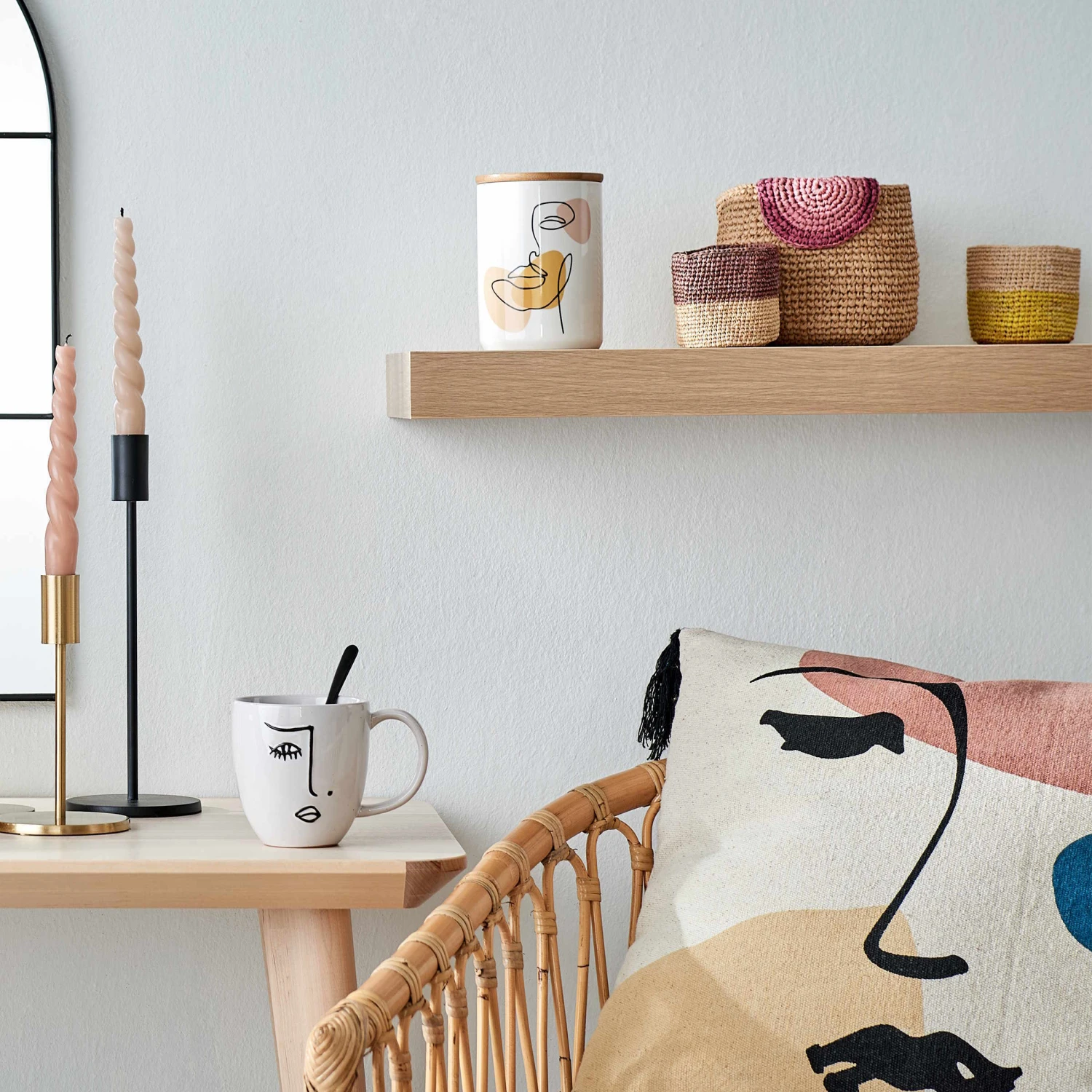 Aufbewahrungsdose Line Art 450ml QUEEN IT in Bunt