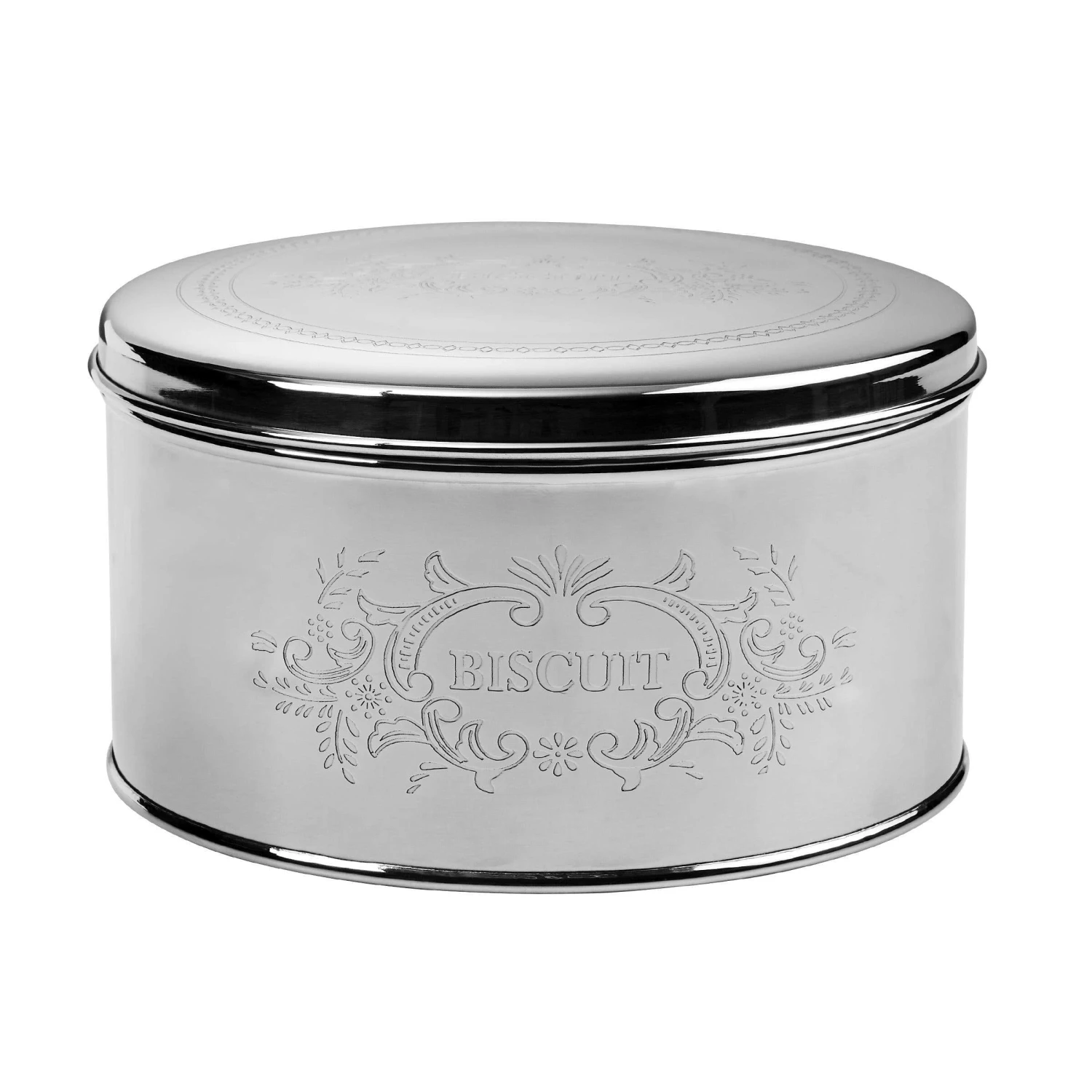 Dose "Biscuit" Ø 17 cm MISS SOPHIE in Silber