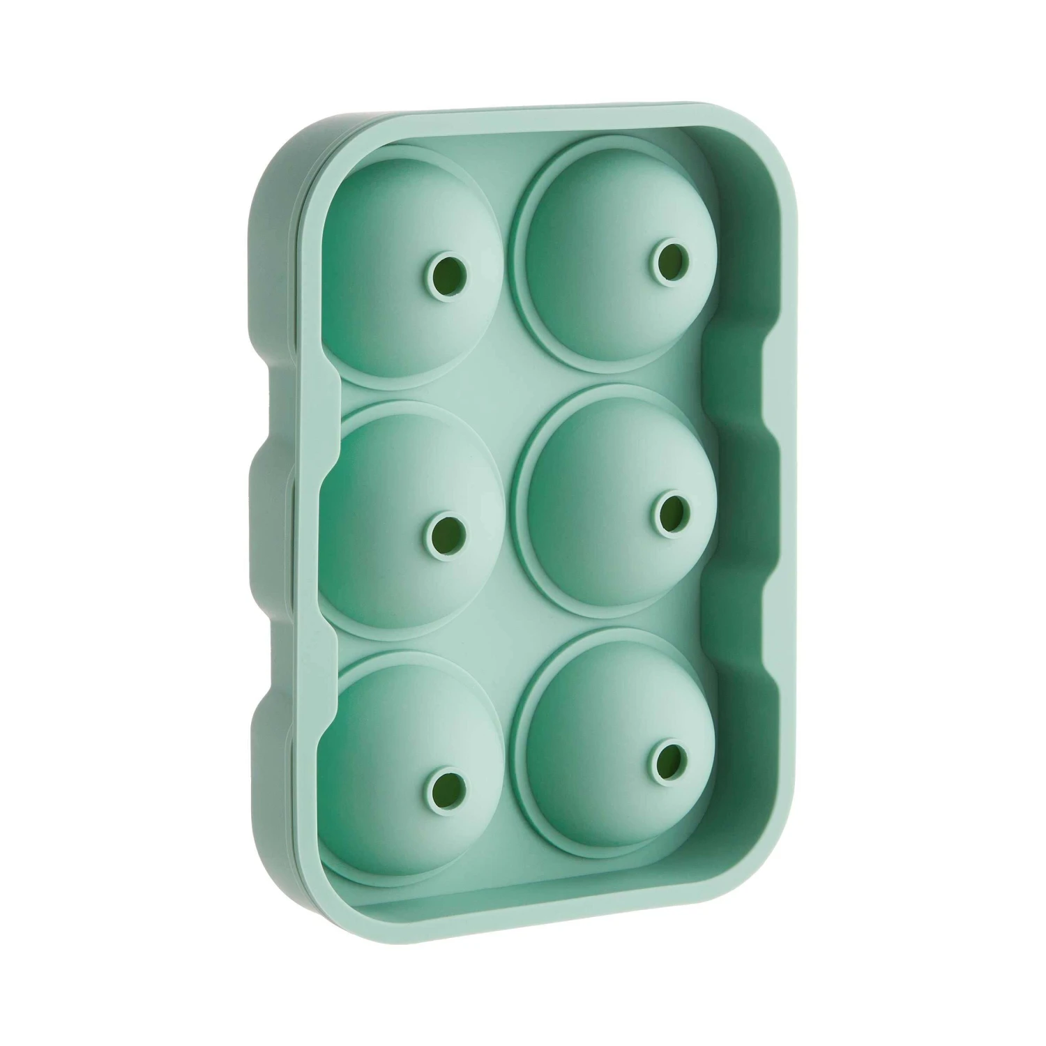 Eiswürfelform XXL 6 Eisbälle COOL DOWN in Salbei