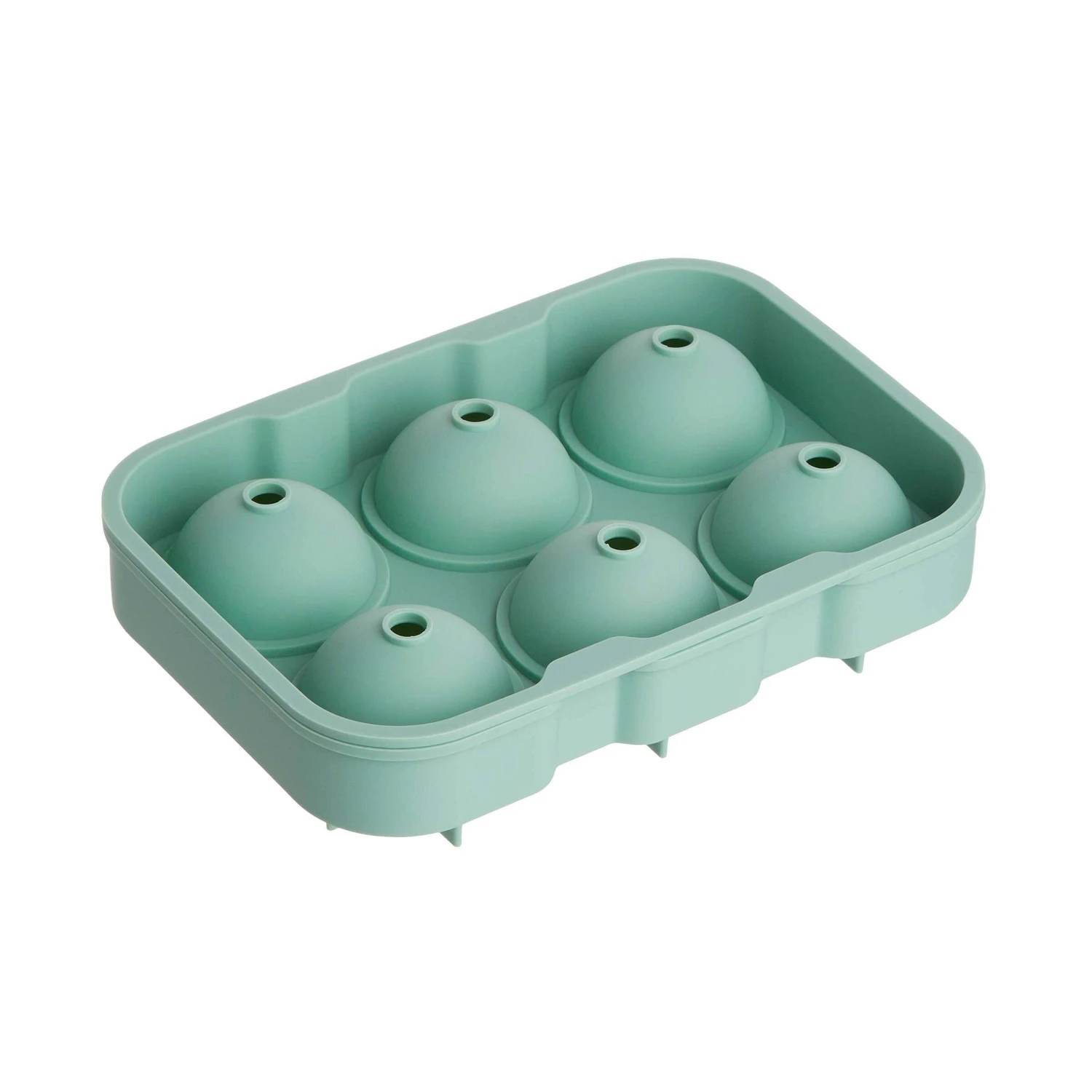 Eiswürfelform XXL 6 Eisbälle COOL DOWN in Salbei