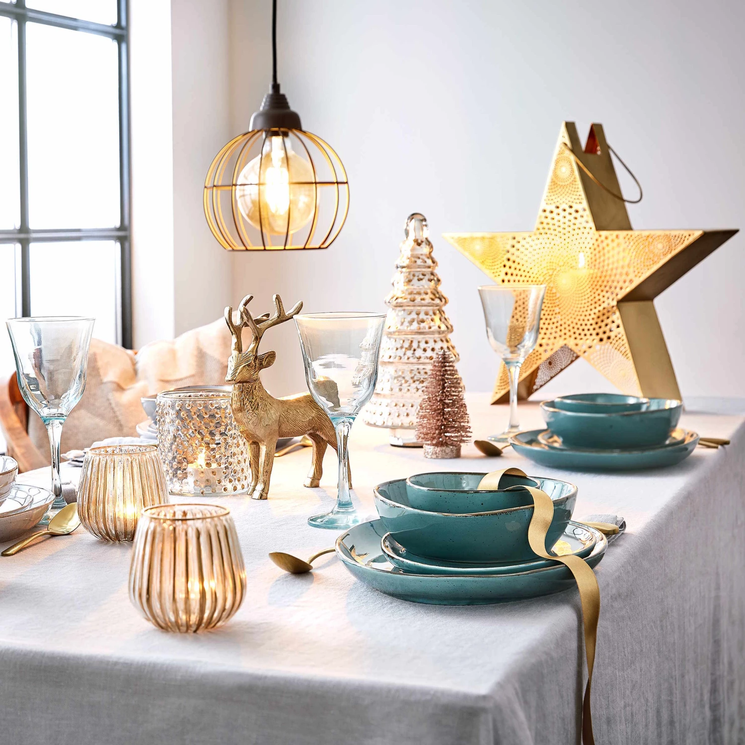 Geschirr-Set 16-tlg. FINCA in Blau