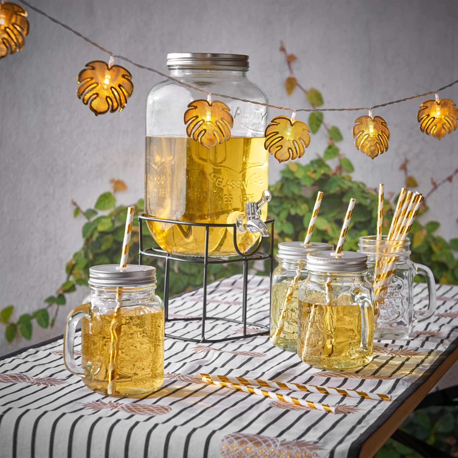 Getränkespender 2-teilig REFRESH in Transparent