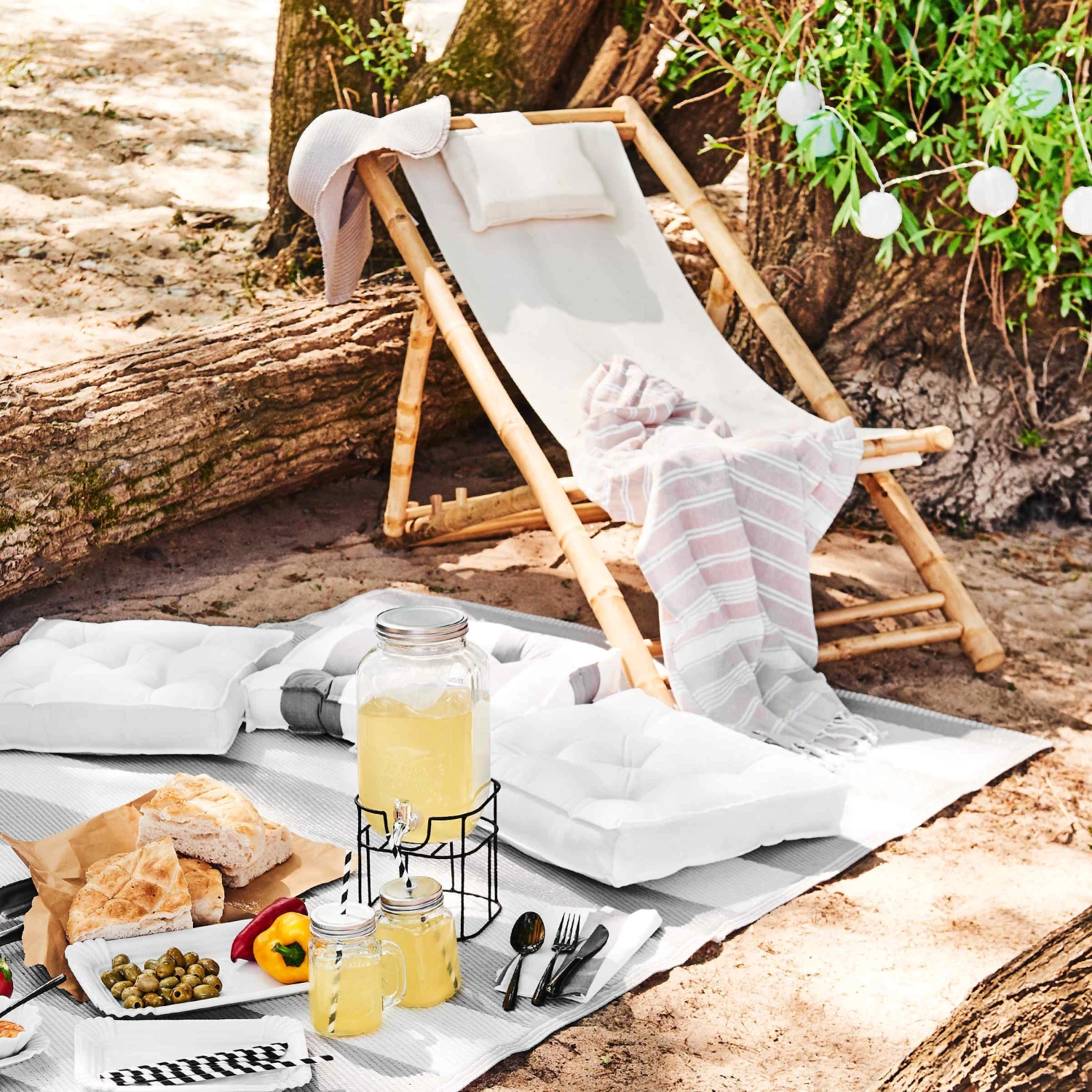 Getränkespender 2-teilig REFRESH in Transparent