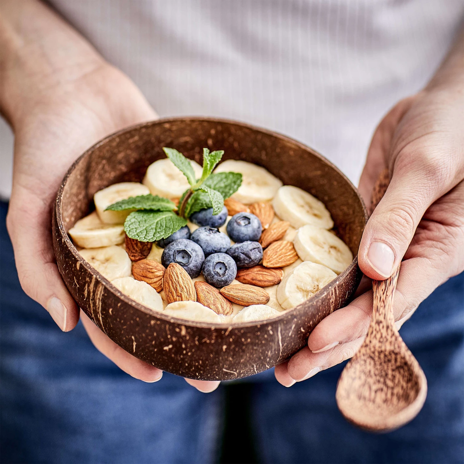 Kokosnussschale 430ml COCONUT in Braun