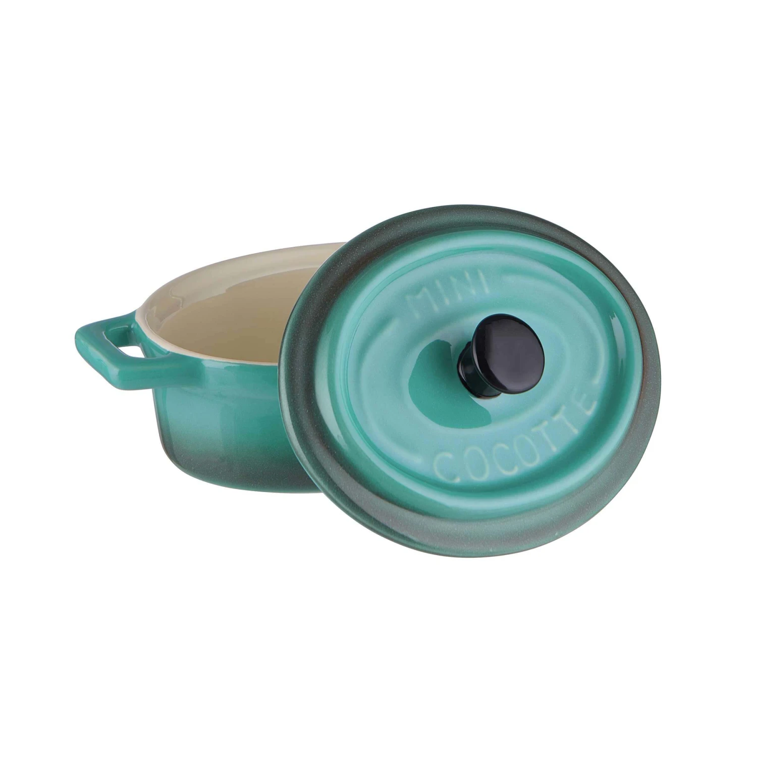 Mini-Auflaufform oval 150ml C'EST SI BON in Petrol