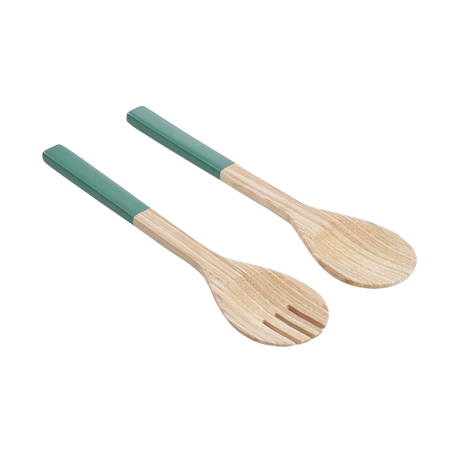 Salatbesteck 2-tlg. BAMBOO in Salbei