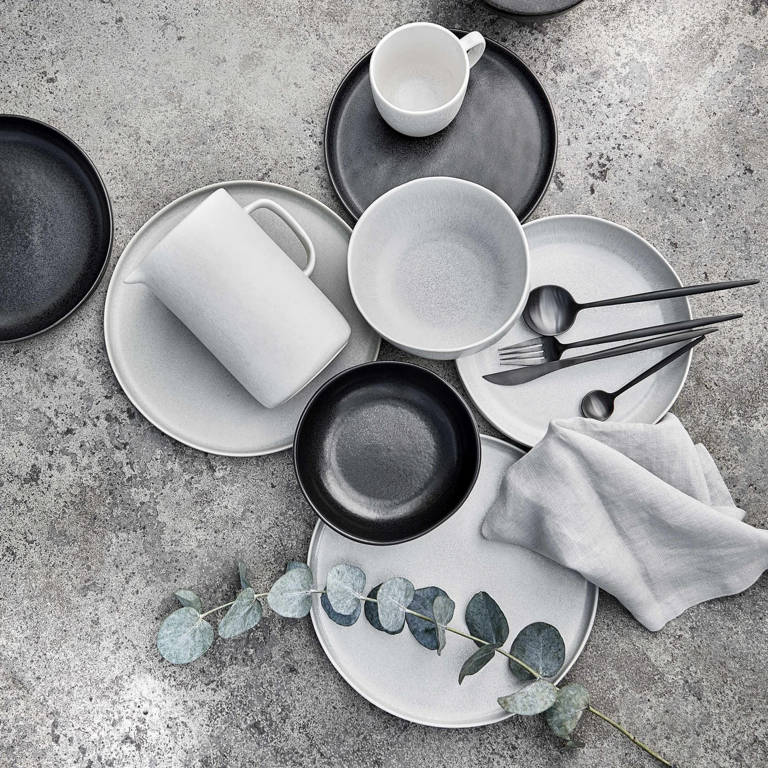 Schale 600ml CASA NOVA in Grau