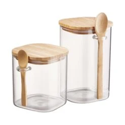 Vorratsglas-Set 2-tlg. COMPOSITION In Transparent-Natur