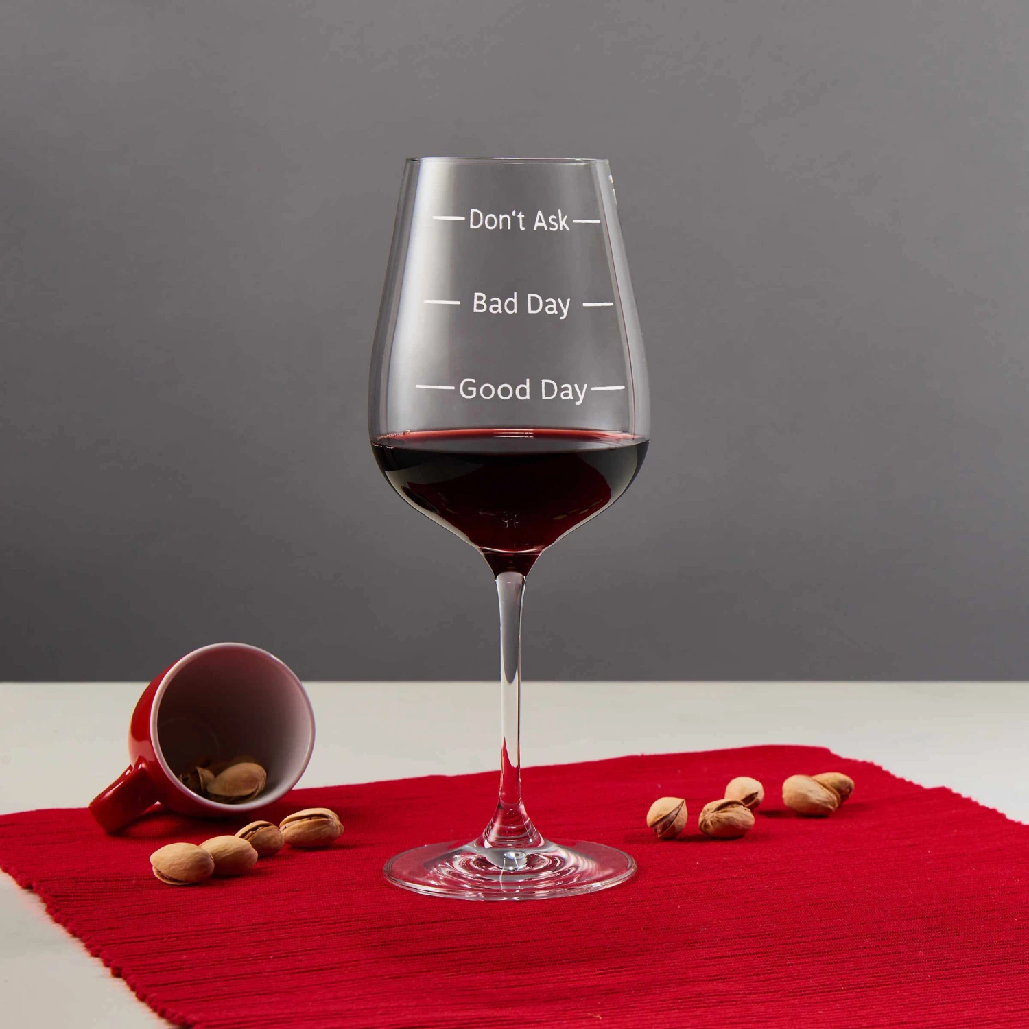 Weinglas 480 ml DON`T ASK in Transparent